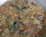 A picture of step 4 of Rajgira Upma.
