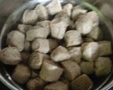 सोया चंक्स मटर आलू की सब्जी रेसिपी चरण 1 फोटो