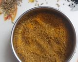 A picture of step 2 of Achari masala powder.
