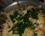 A picture of step 4 of Vegetable Fried Rice.