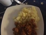 Káposztás husi főtt burgonyával