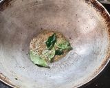 A picture of step 2 of Left over Roti Masala.