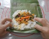 Foto langkah ke 9 dari resep Nasi bakar ayam kemangi.