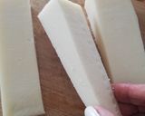 A picture of step 1 of Cretan Graviera Saganaki (Plain and with Sesame).