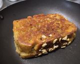 Foto del paso 5 de la receta: Sándwich🥯hawaiano🥓en pan de plátano🍞🥯🍍