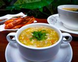 Foto langkah ke 7 dari resep Sweet Corn Egg Drop Soup ala Chef Muhammad.