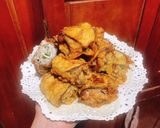 Hình bước làm 2 của món Cà tím cuộn thịt xay chiên giòn