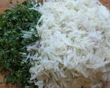 A picture of step 1 of Raw papaya Tikki.