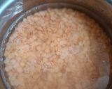 A picture of step 1 of Red lentils kabab.