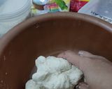 Foto langkah ke 4 dari resep (Sourdough Discard) Rainbow Mantau.