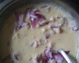 A picture of step 1 of Besan ke chille.
