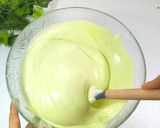 Foto langkah ke 4 dari resep Ogura cake pandan.