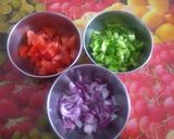 A picture of step 3 of Vegetable Massala Poha.