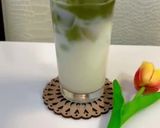 Hình bước làm 2 của món Sữa đậu nành trà xanh / Matcha soy milk