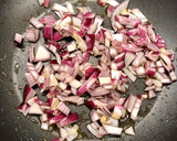 Foto del paso 2 de la receta: Curry de pavo y arroz con tierra de almendras y pasas