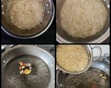 A picture of step 1 of Zafrani Veg Handi Dum Biryani.
