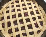 Rácsos meggyes pite (tejmentes) recept fázis 5 fotója