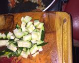 Foto del paso 2 de la receta: Salteado de pollo y verduras con arroz frito
