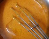 A picture of step 4 of Besan patra.