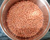 A picture of step 1 of MASOOR DAL KHICHDI with BARNYARD MILLET..