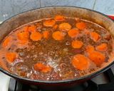 Une image de l'étape 19 de Ragoût de Sanglier aux Tomates, Carottes, Cèpes et Pommes de Terre.