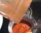 A picture of step 4 of Red Bell Peppers Dosa with Green Bell Peppers & Curd Chutney.