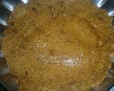 A picture of step 3 of Besan ka halwa.