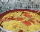 Gambar langkah 4 resipi Ketam masak lemak.