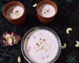 A picture of step 2 of Rose paneer kheer.