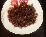 A picture of step 8 of Ragi idiyappam.