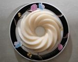 Foto langkah ke 1 dari resep Puding Buah Naga Leci.