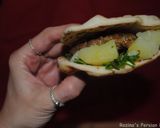 A picture of step 19 of Persian pan fried sumac kebab.