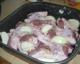 Kacsaszárnytő vele sült krumplival recept fázis 2 fotója