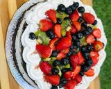 A picture of step 13 of Fruity moist chocolate cake.