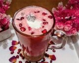 A picture of step 7 of Rose Pomegranate Lassi.