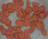 A picture of step 1 of Green lentil curry for babies & adults.