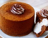 A picture of step 1 of Fluffy Chocolate Chiffon Cake.
