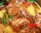 Hình bước làm 2 của món Vịt Nấu Tiêu Xanh