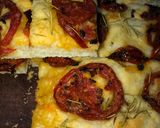 Foto del paso 5 de la receta: Focaccia con tomates al horno y romero😋😋