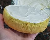 Foto del paso 7 de la receta: Mini torta cumpleañera de duraznos y crema 🎂🍑
