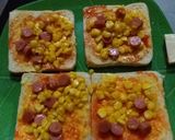 Foto langkah ke 2 dari resep Roti Tawar Pizza Teflon Simple.