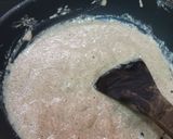 A picture of step 2 of Badam Sheera.