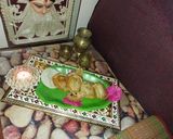 A picture of step 2 of Mawa kachori.