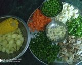 ક્રીમી વેજિટેબલ મેગી જાર (Creamy Vegetable Maggi jar Recipe in Gujarati) રેસીપી સ્ટેપ1ફોટો