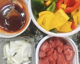 Hình bước làm 1 của món Bò lúc lắc