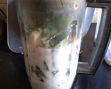 Spenótos smoothie recept fázis 1 fotója