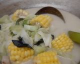 Foto langkah ke 4 dari resep Sayur lodeh sawi putih, labu siam dan jagung.