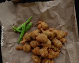A picture of step 5 of Methi Gota.