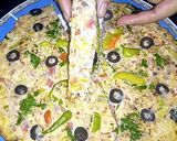 A picture of step 11 of Egg Pizza.