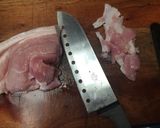 Hình bước làm 1 của món Bún thịt nướng mỡ hành